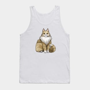 Cat - Maine Coon - Orange Tabby Tank Top